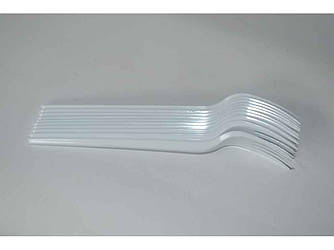 Виделка склоподібна міцна прозора 100 шт.