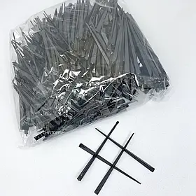Шпажки призма 10 СМ 500 ШТ. чорні