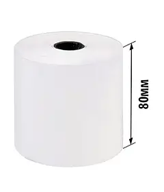 Касова стрічка термо 80 мм 70 метрів втулка 12 мм стрічка термопапір термострічка