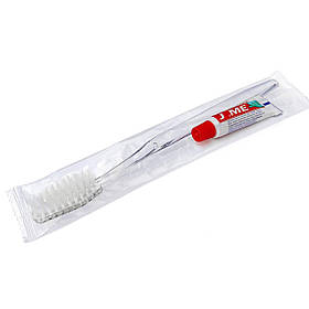 Одноразовий зубний набір, прозора щітка та паста 5 гр в упакоці Flow-Pack