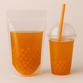 Кульки для Bubble Tea апельсин 1000г