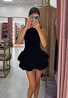 Платье из качественного бархата в размере 42-44, 44-46