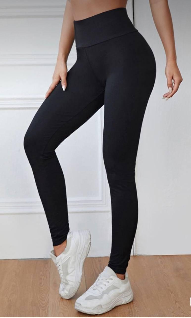 Жіночі лосини ; Колір: чорний ; Розміри: 42-44; 46-48; 50-52 ;, фото 1