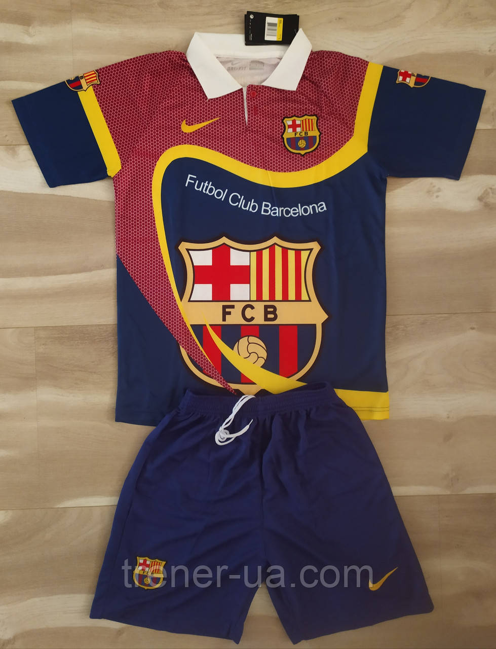Barcelona, ювілейний комплект дорослої футбольної форми, фото 1