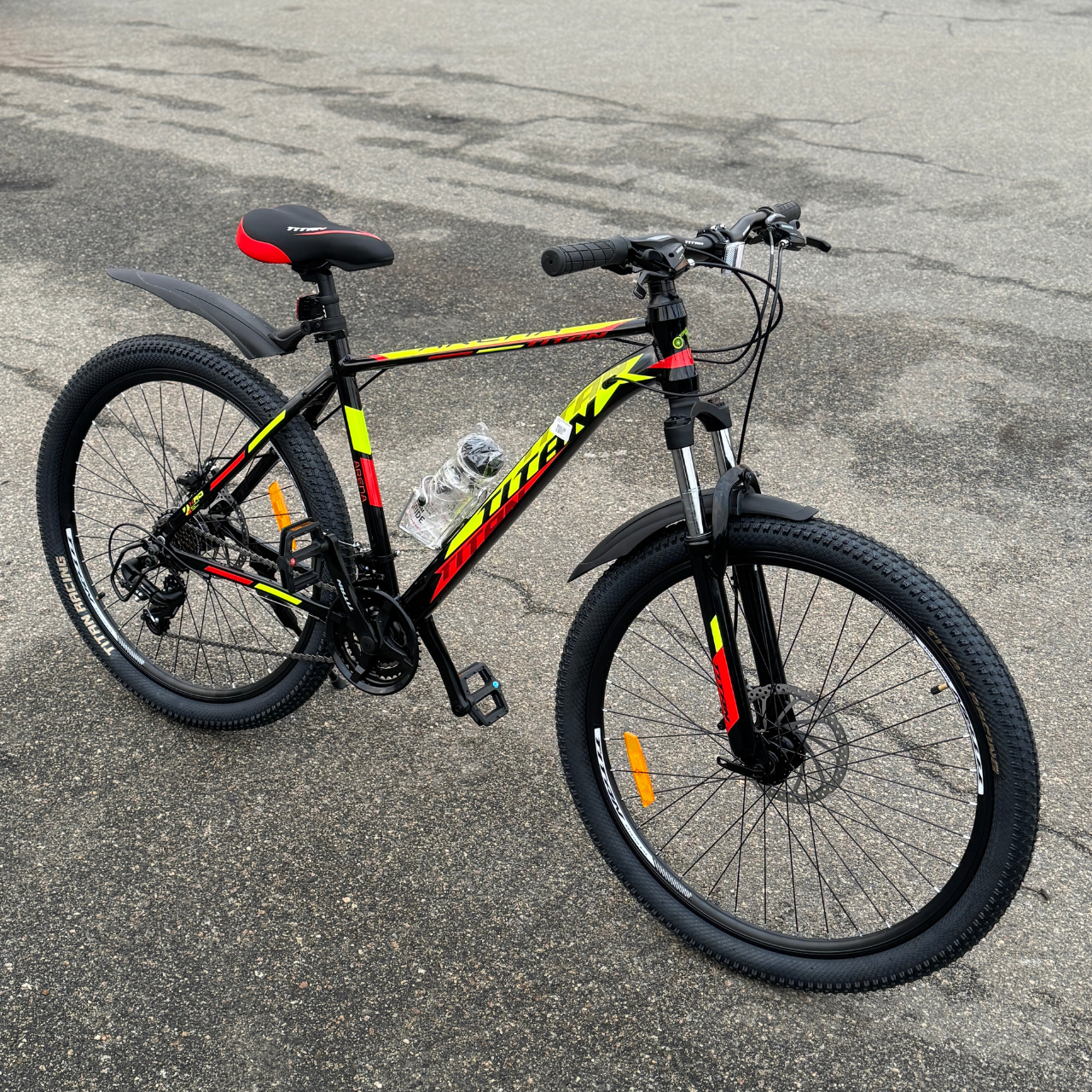 Велосипед Titan 29" Arena 2025 Рама-19"  black-red