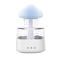 Зволожувач повітря нічник для дому Грибочок з підсвіткою і ефектом дощу акумуляторний