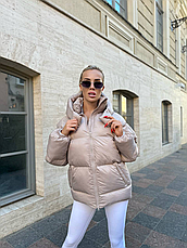 Пуховик жіночий зимовий аеропух | 42-46, 48-50, 52-54 розмір, фото 3