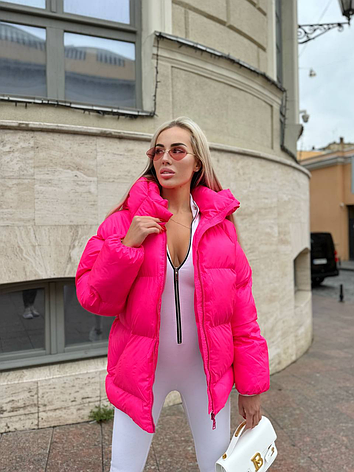 Пуховик жіночий зимовий аеропух | 42-46, 48-50, 52-54 розмір, фото 1