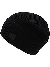 Чоловіча зимова шапка з підворотом з вовною кашеміром без підкладки тепла модель, фото 3