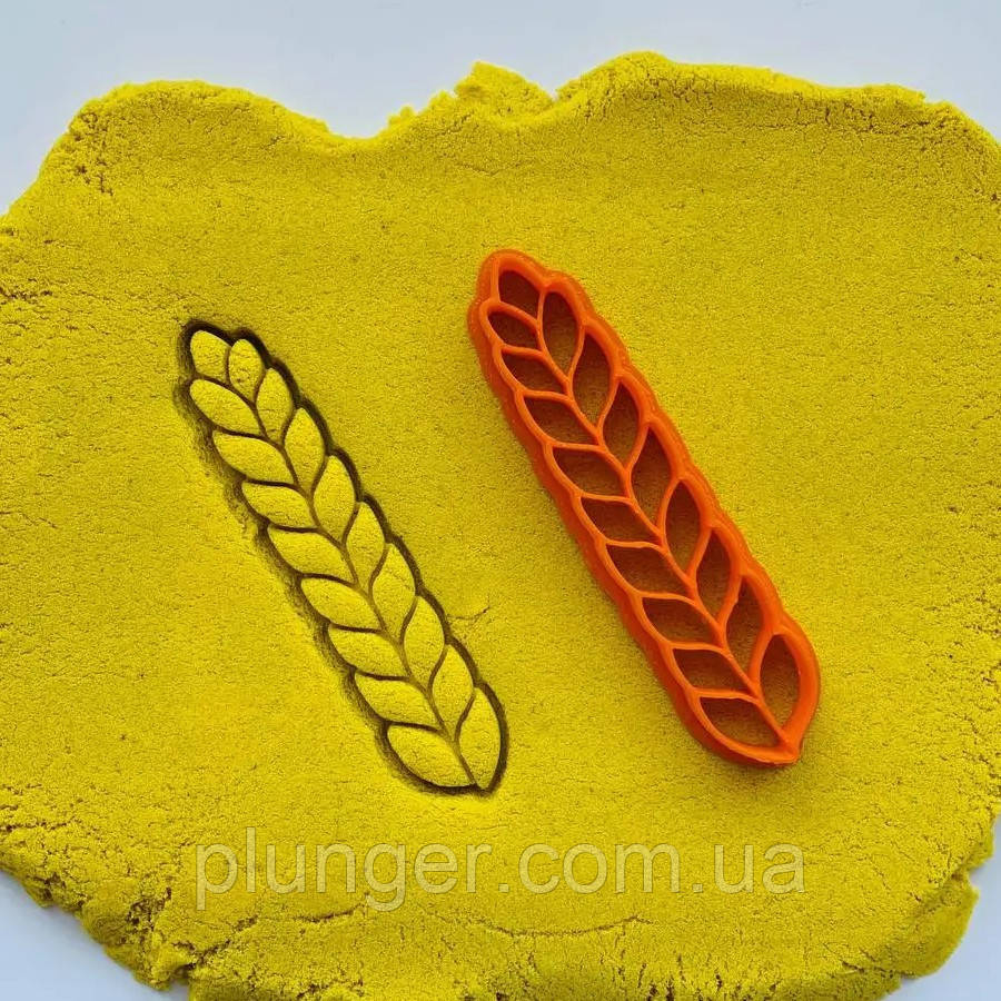 Вирубка для пряника Колосок, 10 см, фото 1