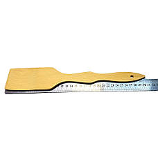 Лопатка дерев'яна хвиляста 30,5 см., фото 4