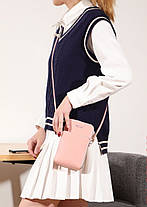 Жіноча міні сумка для телефона, гаманець на плече, фото 5