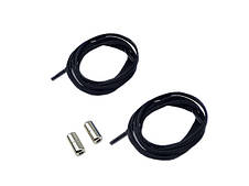 Шнурки для взуття без кріплення для взуття еластичні гумові шнурки 100 см