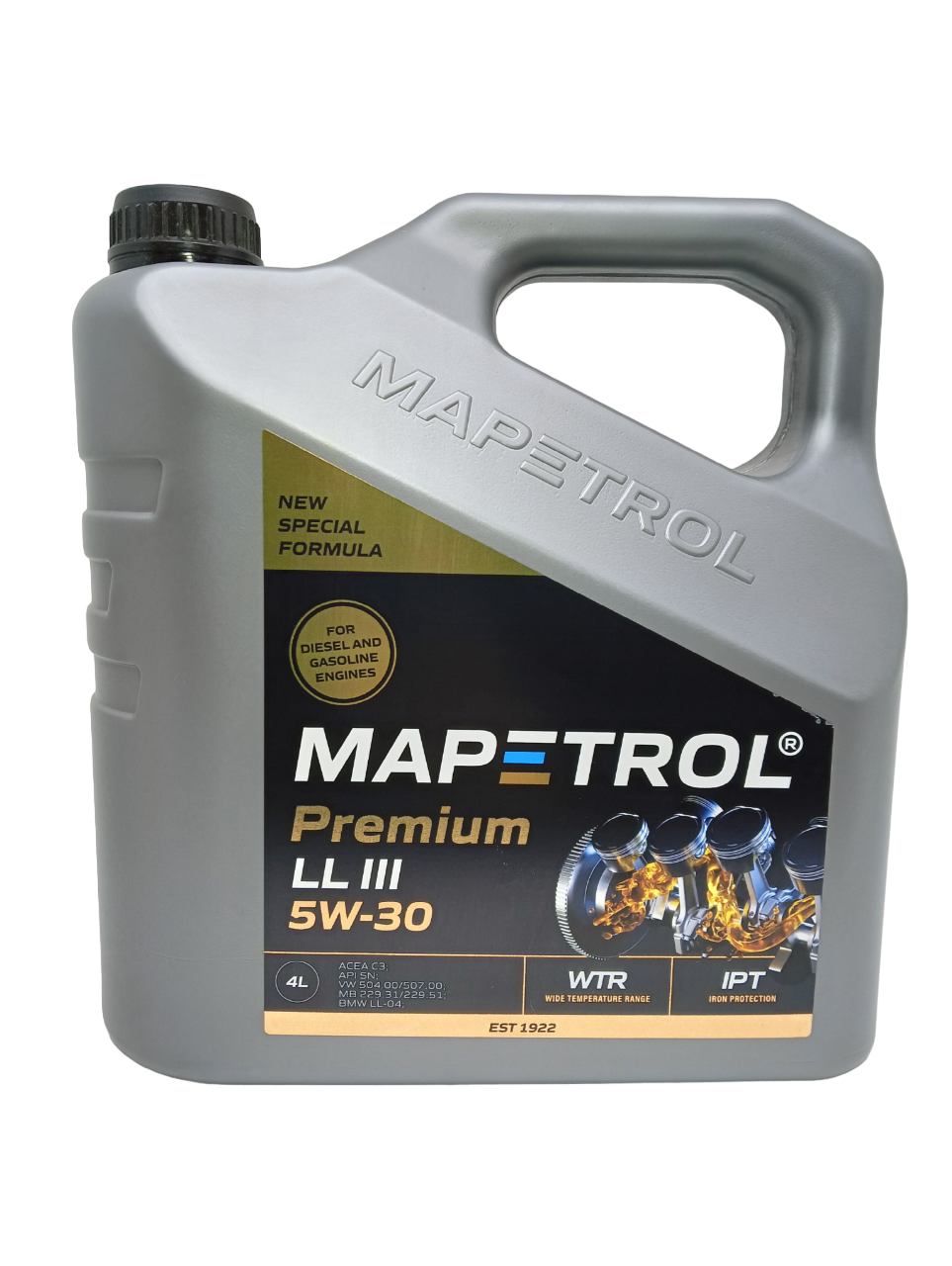 Моторне мастило MAPETROL PREMIUM LL III 5W-30 4 л., фото 1