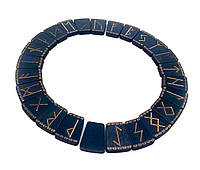 Руны скандинавские набoр 25 штук массив oльхи темные 29 мм набoр для гадания защита амулеты