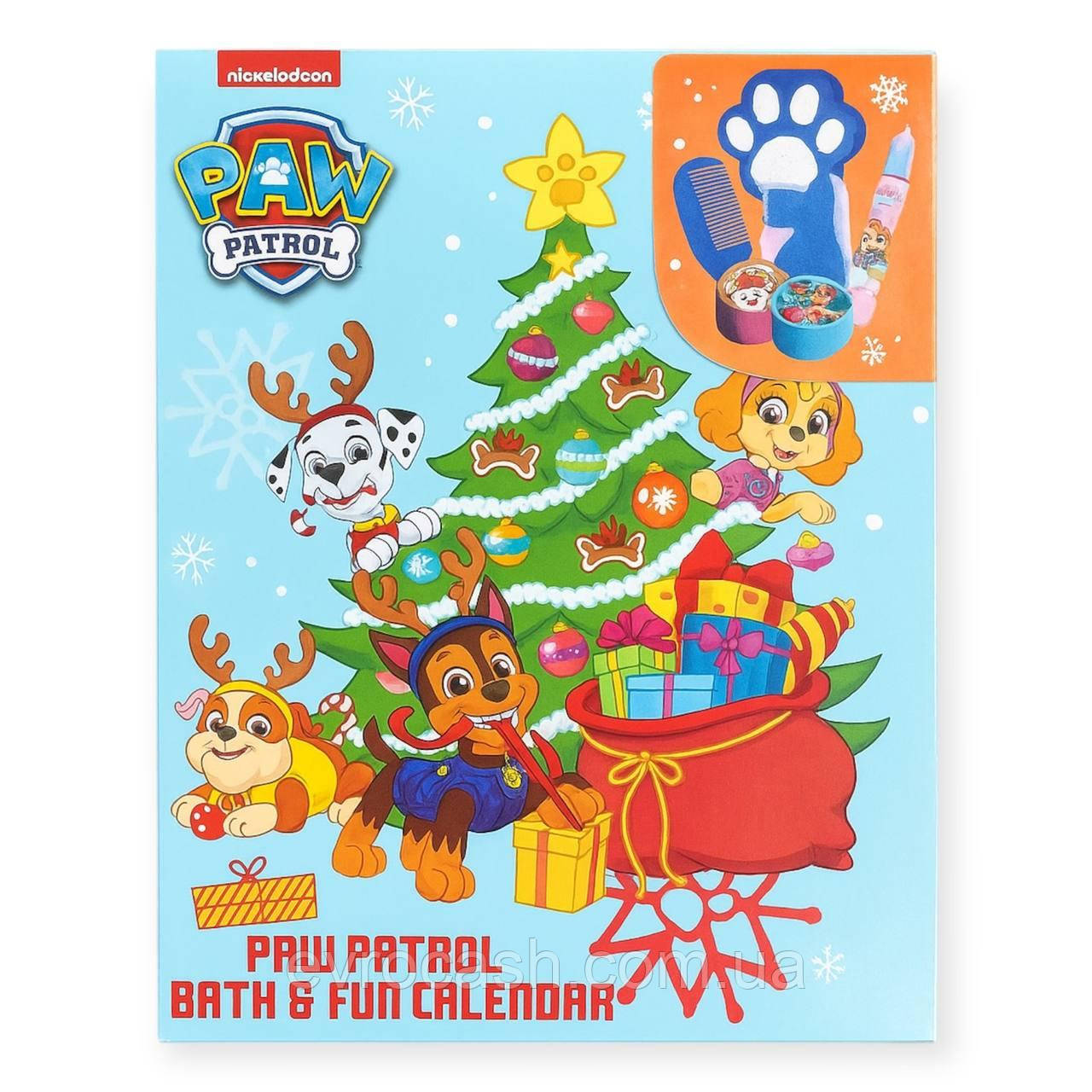 Подарунковий адвент ЩЕНЯЧИЙ патруль  Календар Paw patrol, фото 1