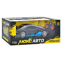 Люкс авто на радіокеруванні Limo Toy M 4915 Чорна з синім, фото 2