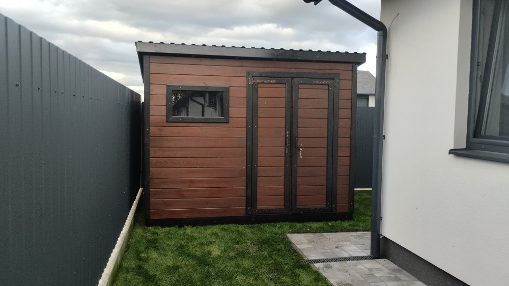 🗝 Якісний сарай для коттеджу 6м2 (2*3) | Госпблок, побутівка з дерева, фото 1