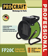 Тепловентилятор керамічний Procraft FP20C