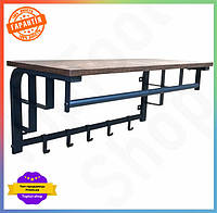 TS Настенная вешалка для одежды Bonro TOP NOW с полкой 76 см для хранения пальто и сумок органайзер дл SHT55_Q