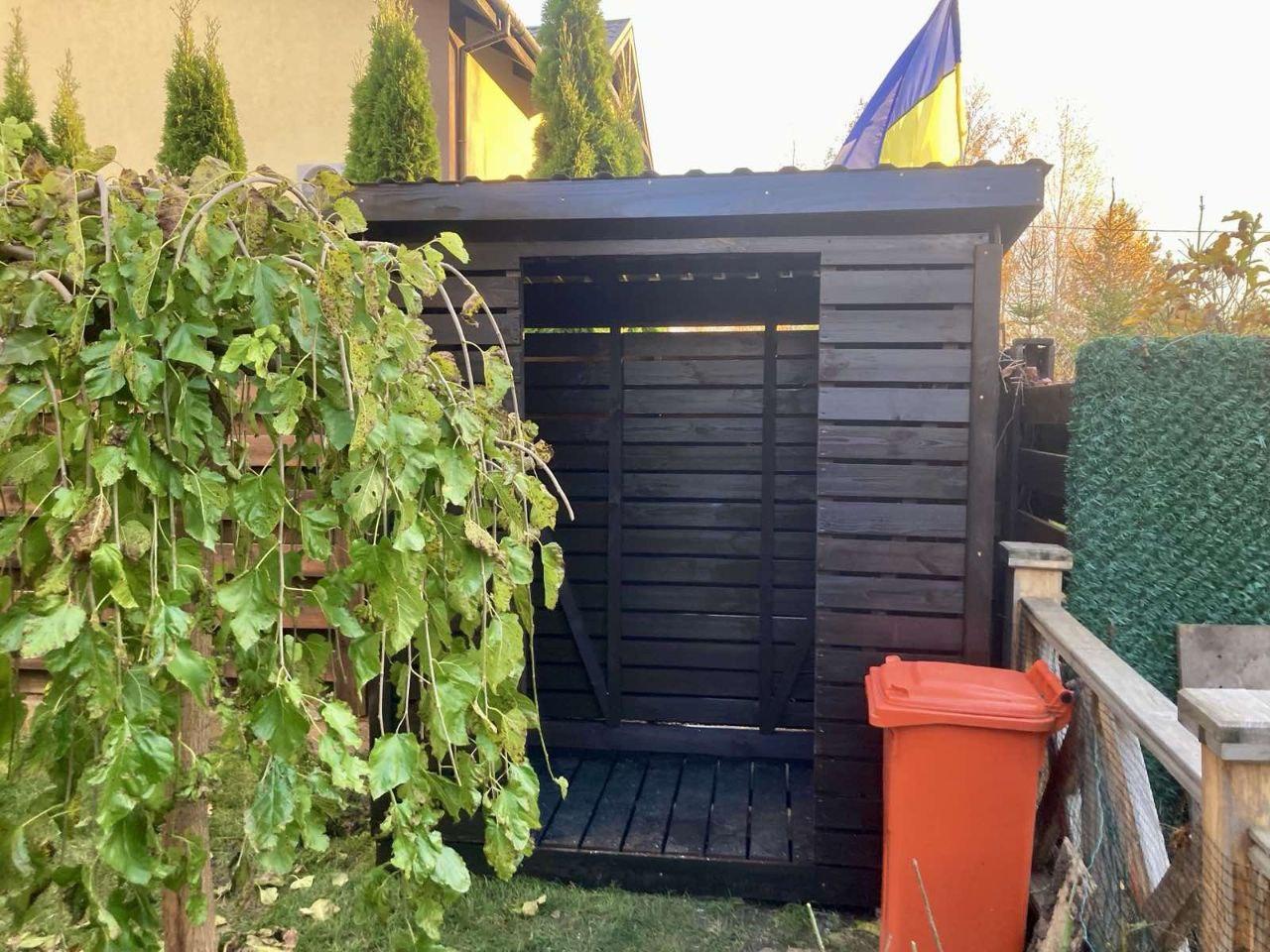 Дерев'яний хозблок 2*5 та дровниця 2*1 | 12м2, фото 1