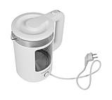 Електрочайник Grunhelm EKS-18101SW 1.8 л 1500 Вт пластиковий дисковий шкала рівня води білий, фото 4