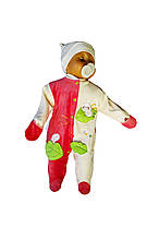 Чоловічок інтерлок із вишивкою для дівчинки