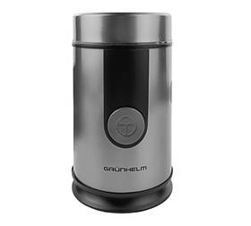 Кавомолка GС-3072S Grunhelm роторна електрична 300 Вт для смажених зерен 50 г механічна із нержавіючої сталі