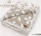 Покривало муслинове з бахромою La Maison 220 х 240 см Leva Beige