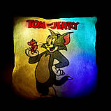 Подушка нічник Том і Джері — м'який нічник, світильник нічник дитячий, фото 7
