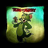 Подушка нічник Том і Джері — м'який нічник, світильник нічник дитячий, фото 2