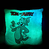 Подушка нічник Том і Джері — м'який нічник, світильник нічник дитячий, фото 5
