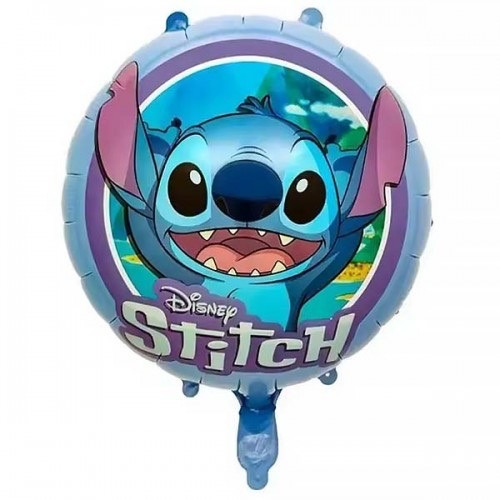 Куля фольгована кругла "Стiч". Розмір: 18"(45 см)