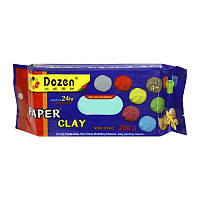Паста для моделювання 250гр. Блакитна, самозастигаюча PCL250бл Dozen
