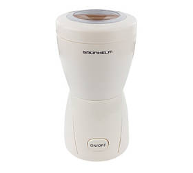 Кавомолка GС-3080W Grunhelm роторна електрична 300 Вт для смажених зерен контейнер 80 г