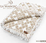 Покривало муслинове з бахромою La Maison 220 х 240 см Poline Beige