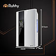 Осушувач та очищувач повітря RUHHY Білий 26627 (90 Вт, 30 м², УФ-стерилізація, таймер 24 год, пульт, Польша), фото 9
