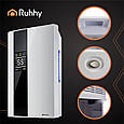 Осушувач та очищувач повітря RUHHY Білий 26627 (90 Вт, 30 м², УФ-стерилізація, таймер 24 год, пульт, Польша), фото 3