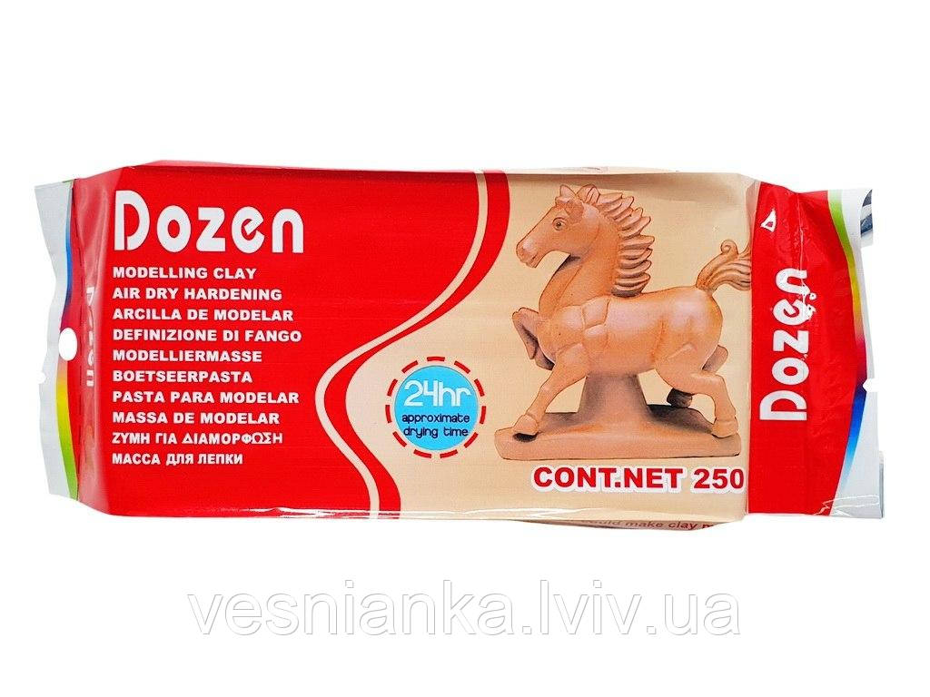Паста для моделювання 250гр. Теракота, самозастигаюча, В250 Dozen, фото 1
