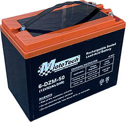 АКБ тяговий 12В 52А/год 6-DZM-50 12V52АН/3HR MotoTech