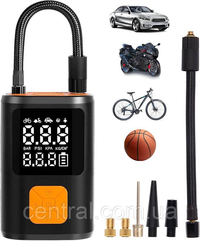 Venceco GA05 - Портативний насос для шин 150PSI, повітряний компресор, фото 1