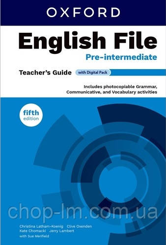 English File (5th Edition) Pre-Intermediate Teacher's Guide with Digital Pack / Книга для вчителя