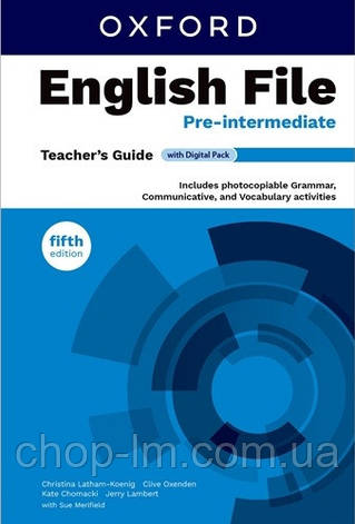 English File (5th Edition) Pre-Intermediate Teacher's Guide with Digital Pack / Книга для вчителя, фото 1