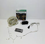 Гірлянда роса холодна біла 50 м колючка (мішура) на ялинку 1000 led (mini), фото 2