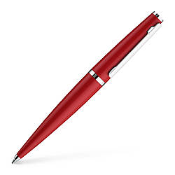 Ручка кулькова OttoHutt серії Design 06 Ballpoint Pen Shine Red Platin, корпус червоний / платина, 946201