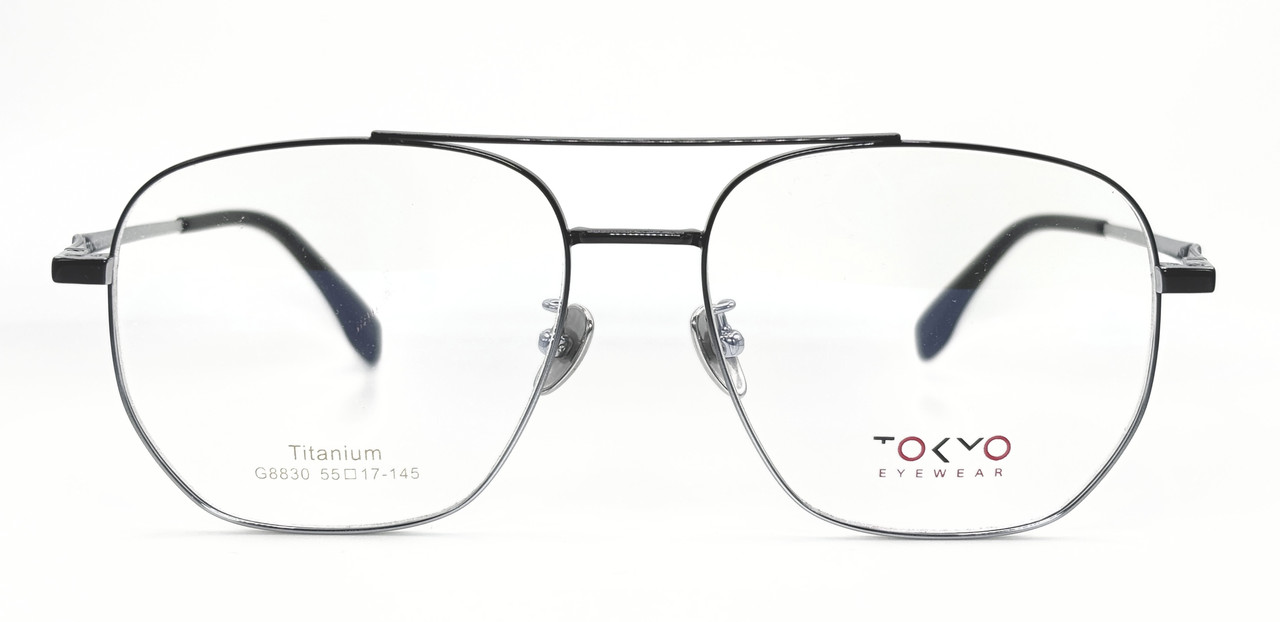 Велика чоловіча титанова оправа для окулярів (можемо вставити лінзи за рецептом), фото 1