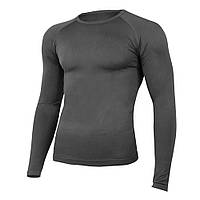 Тактична термокофта Mil-Tec Thermoactive Shirt Black | Чоловічий лонгслів термоактивний чорний, Level 1 Німеччина 2XL/3XL