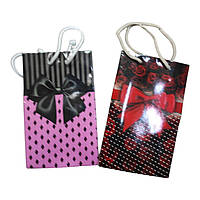 Подарунковий пакет жіночий, маленький 17*10*5см. арт 18116