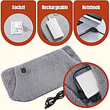 Електричний обігрівальний пояс з кишенею для рук USB для менструальних болів і болів у суглобах, фото 2