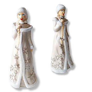 Новорічні прикраси під ялинку Снігурочка 20 см*9 см